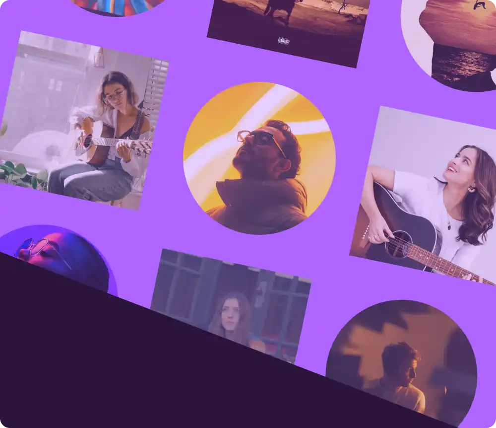 Illustration of choosing a music style